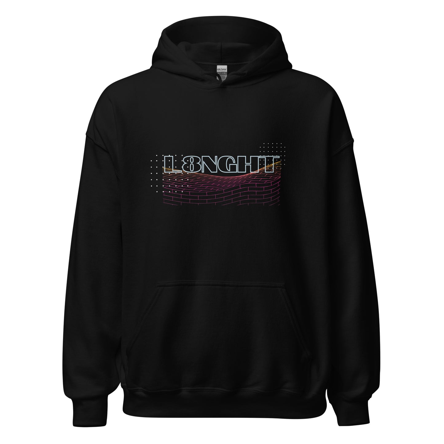 L8NGHT retro logo Unisex Hoodie