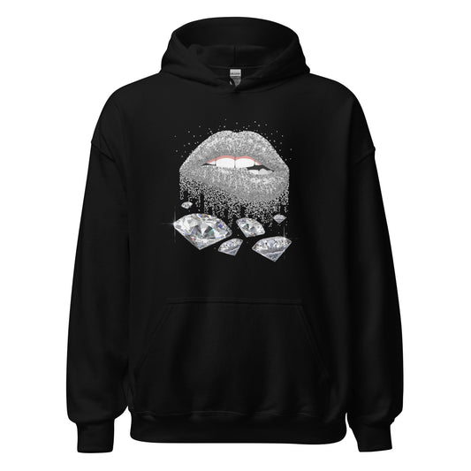 Diamond Lips Unisex Hoodie