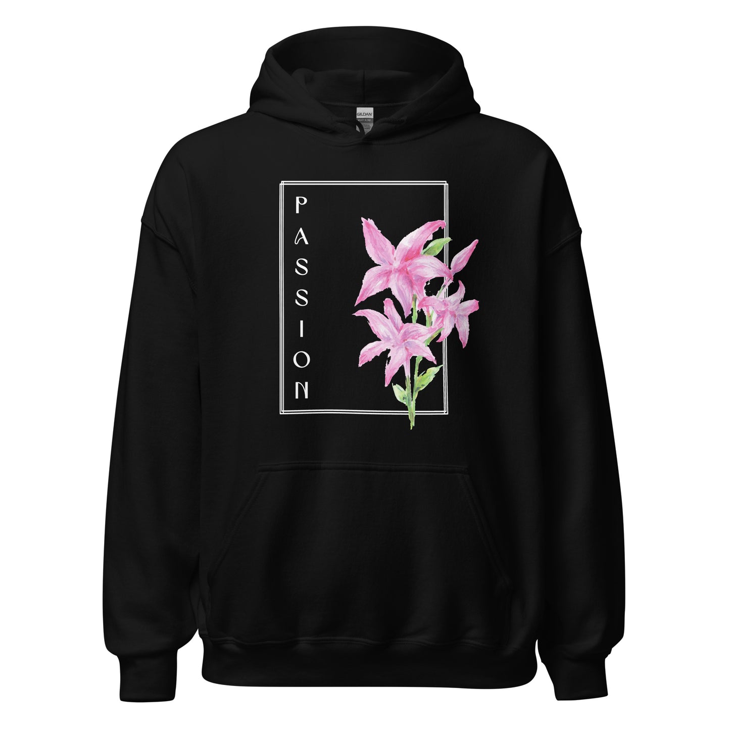 Passion watercolor lily Unisex Hoodie