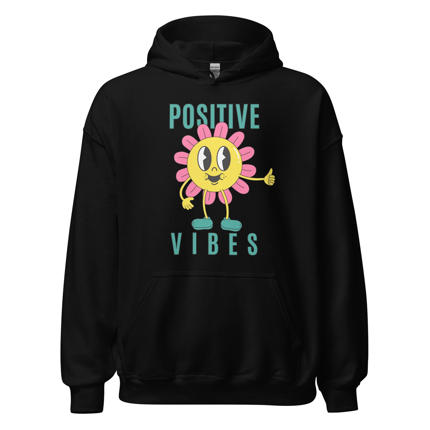 Positive Vibes Sunflower Unisex Hoodie