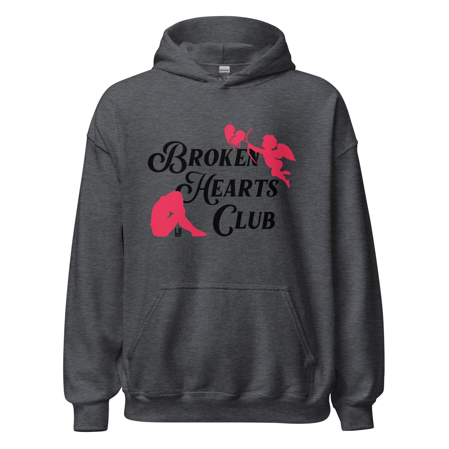 Cupid's Broken Hearts Club Unisex Hoodie