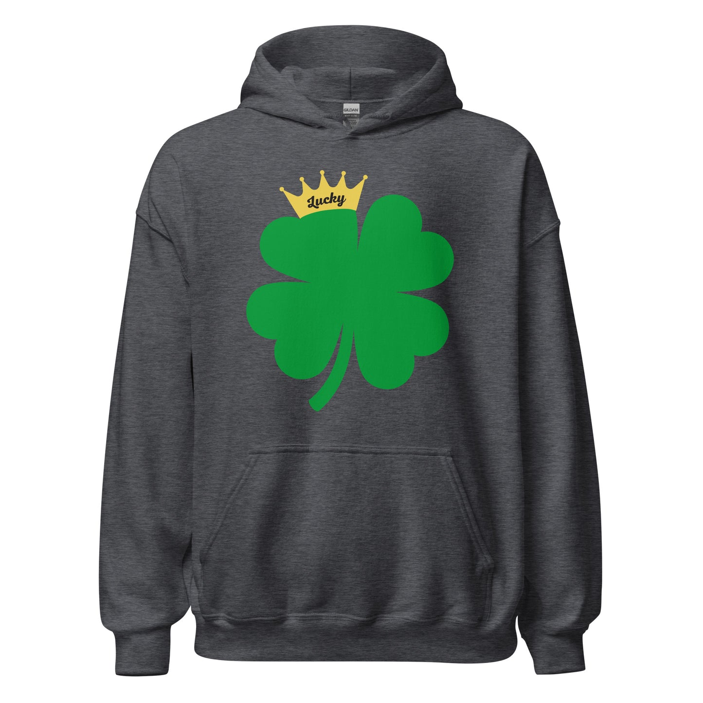 Lucky Crown Clover Unisex Hoodie