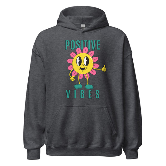 Positive Vibes Sunflower Unisex Hoodie