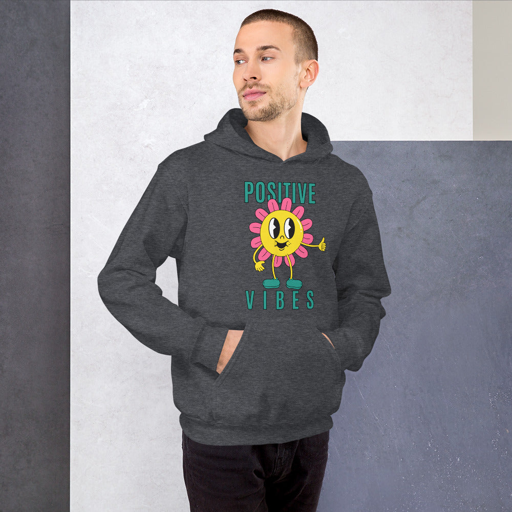 Positive Vibes Sunflower Unisex Hoodie