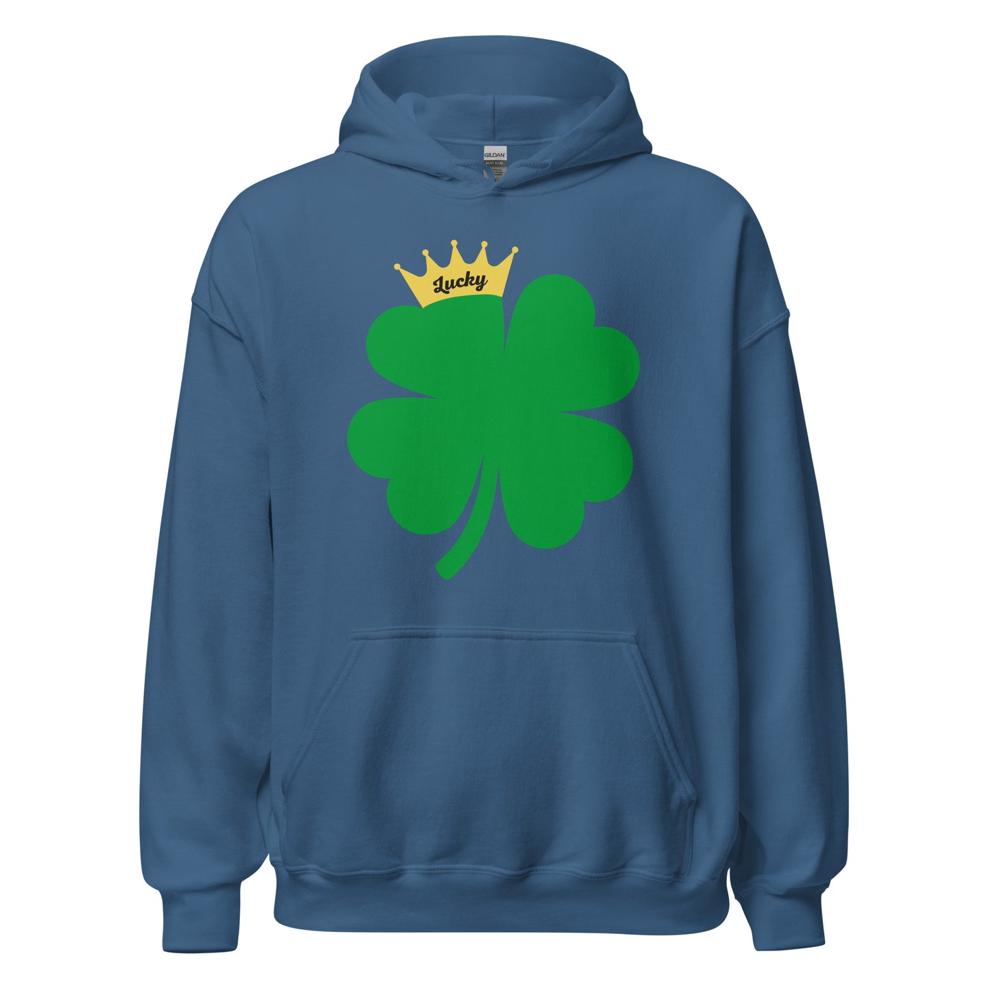 Lucky Crown Clover Unisex Hoodie