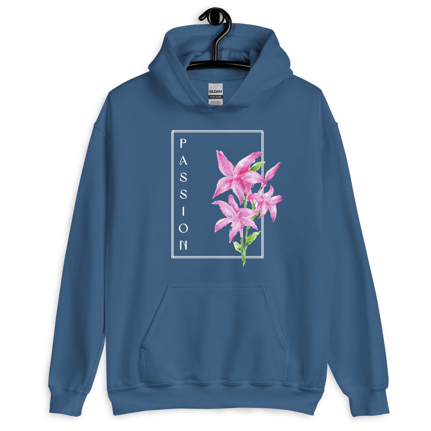 Passion watercolor lily Unisex Hoodie