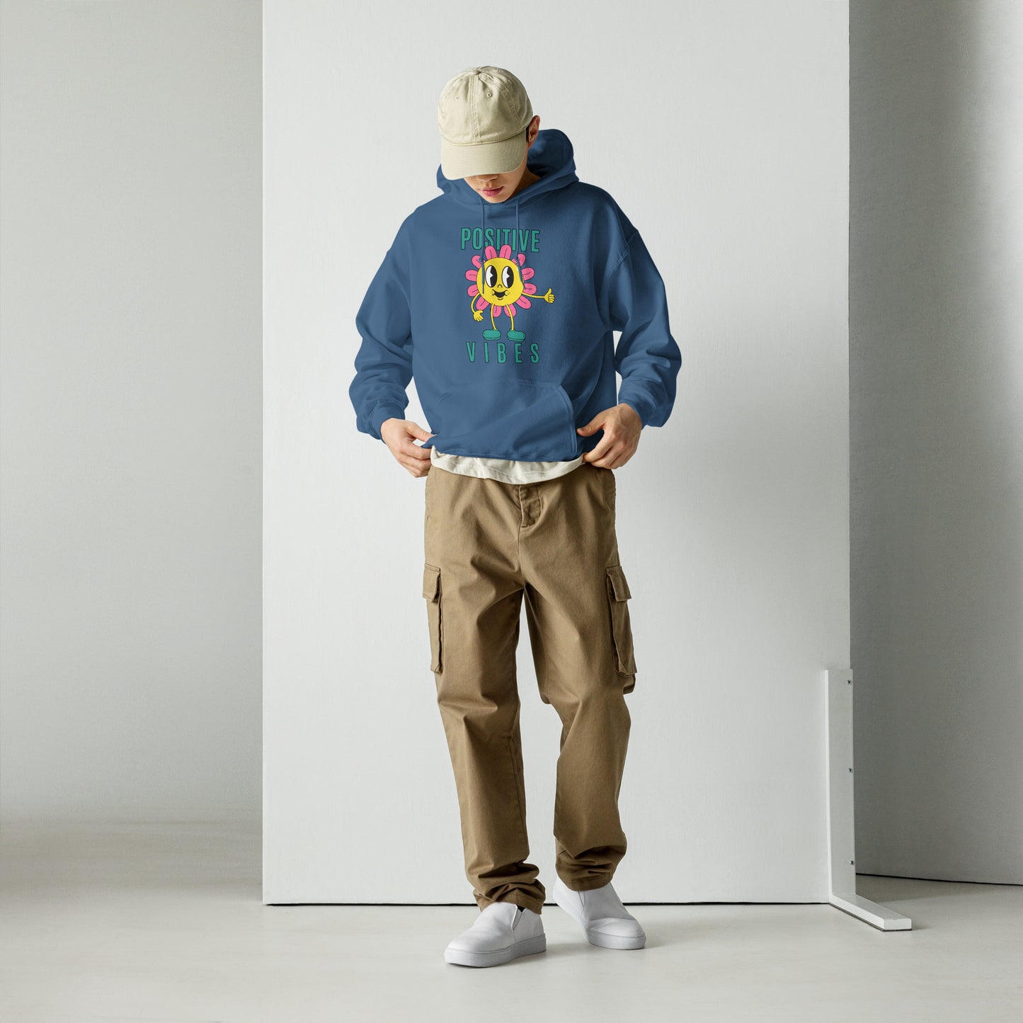 Positive Vibes Sunflower Unisex Hoodie