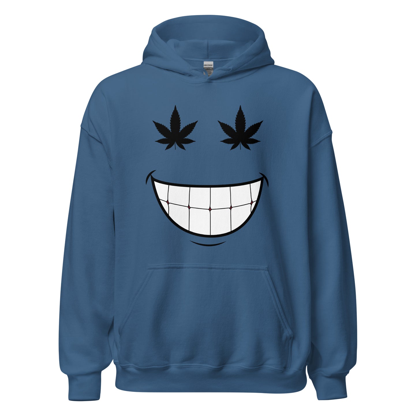 Cannabis Weed 420 Smiley Unisex Hoodie