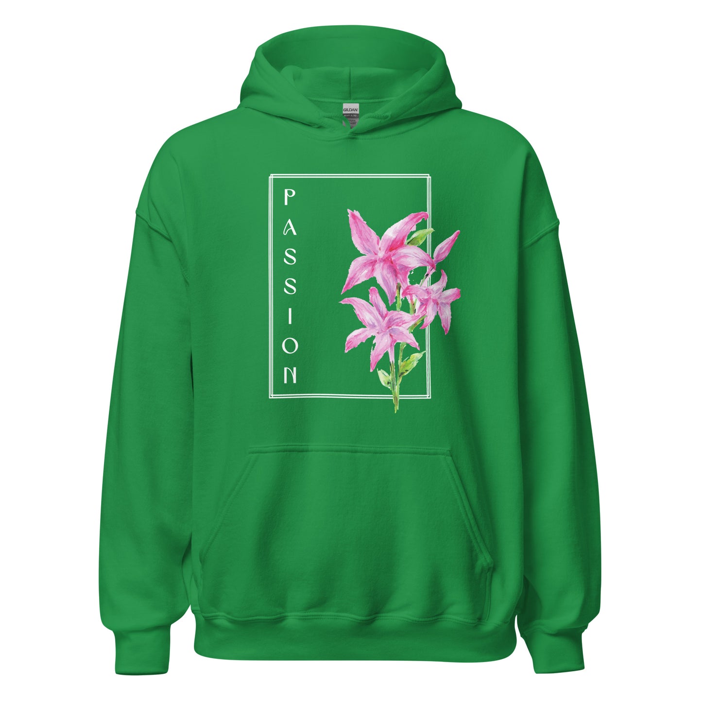 Passion watercolor lily Unisex Hoodie