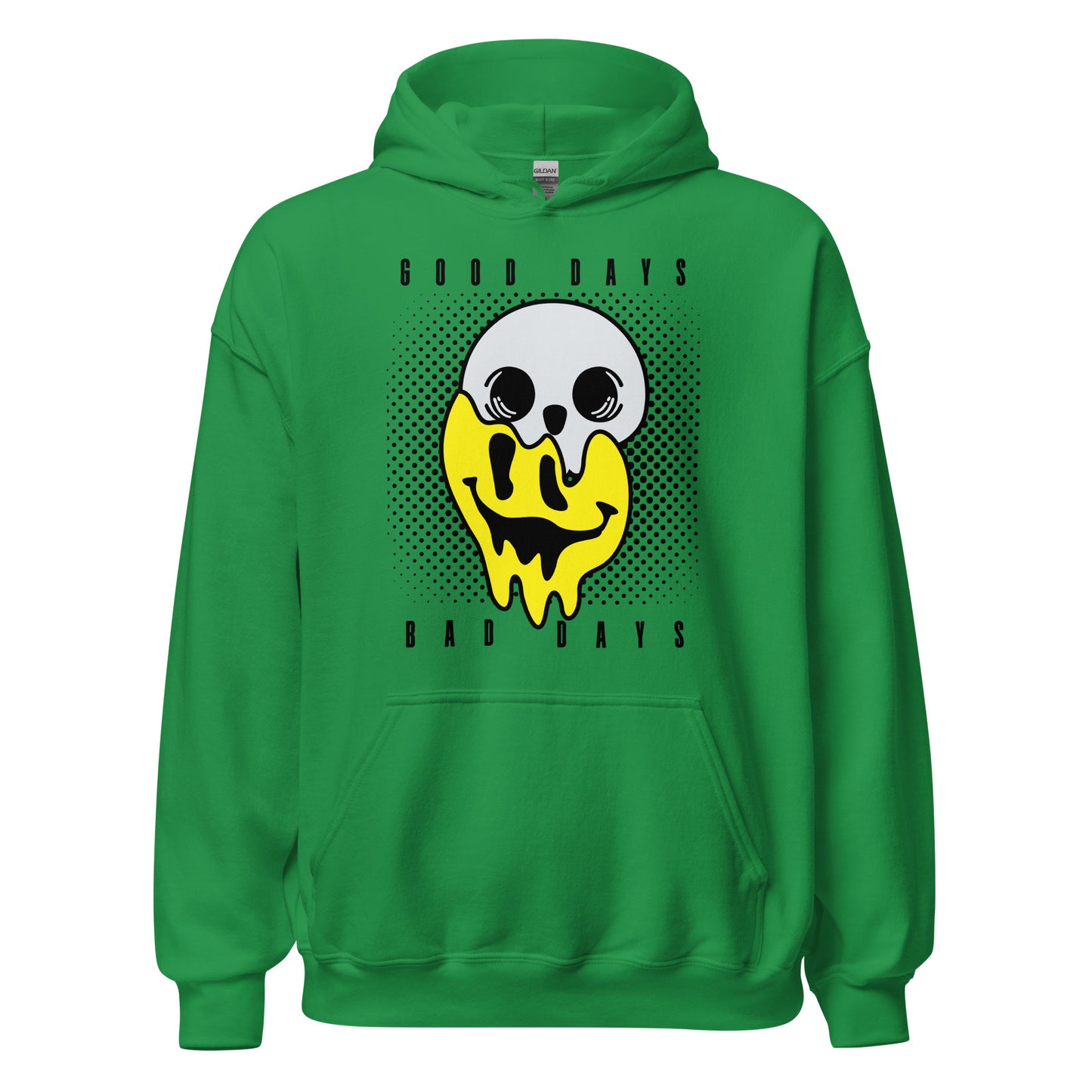 Good days Bad days drip emoji Unisex Hoodie