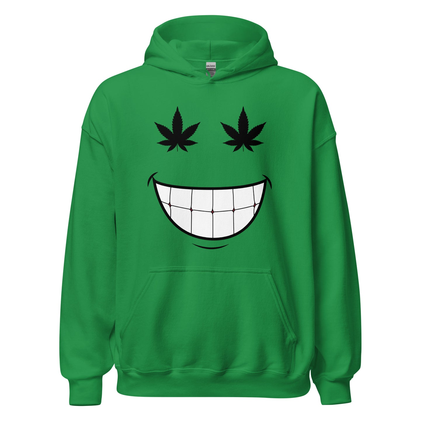 Cannabis Weed 420 Smiley Unisex Hoodie