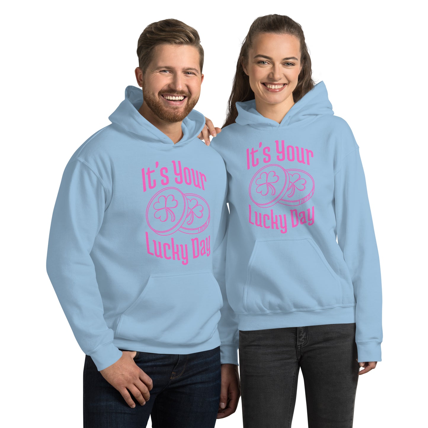 It's your LUCKY DAY poker chips Unisex Hoodie