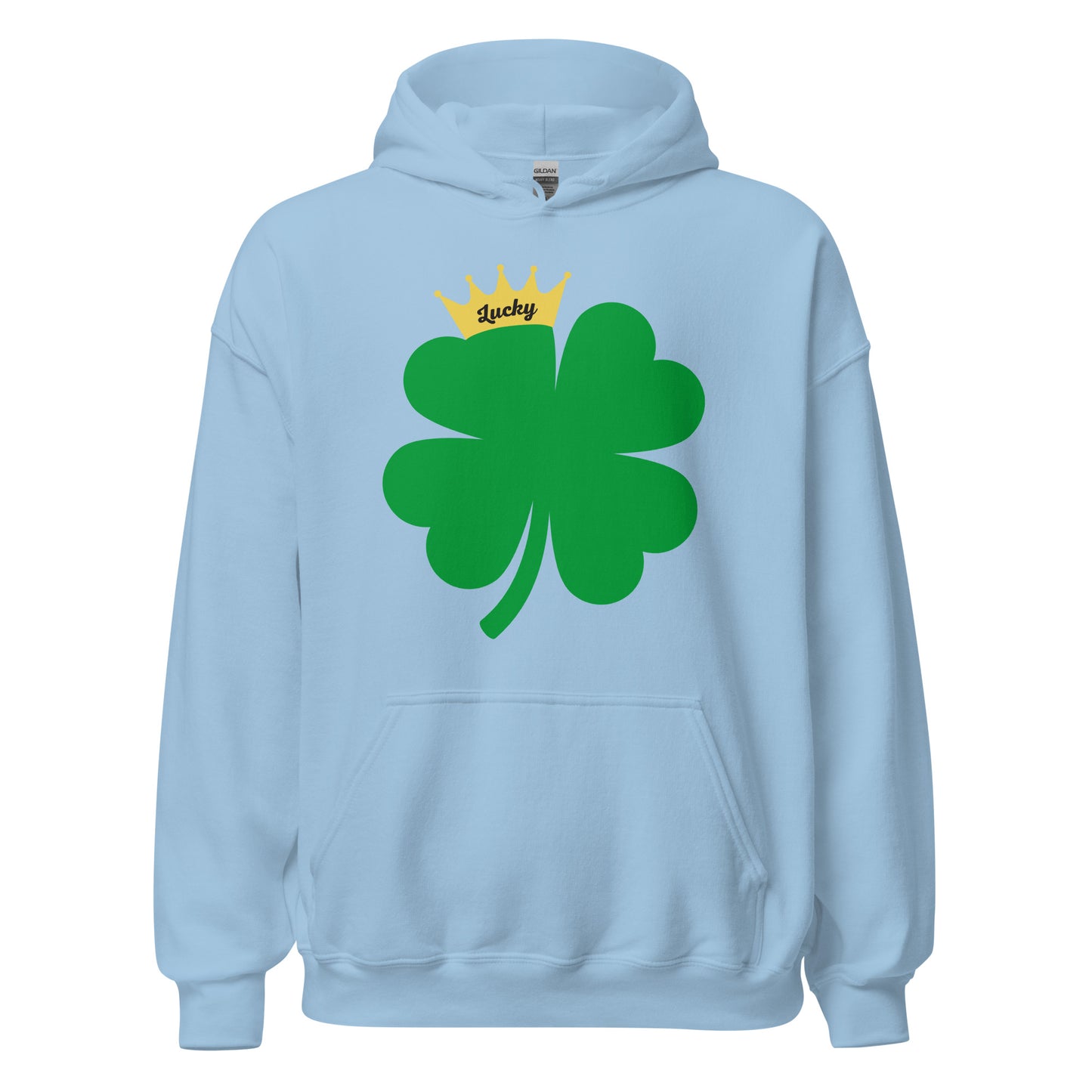 Lucky Crown Clover Unisex Hoodie