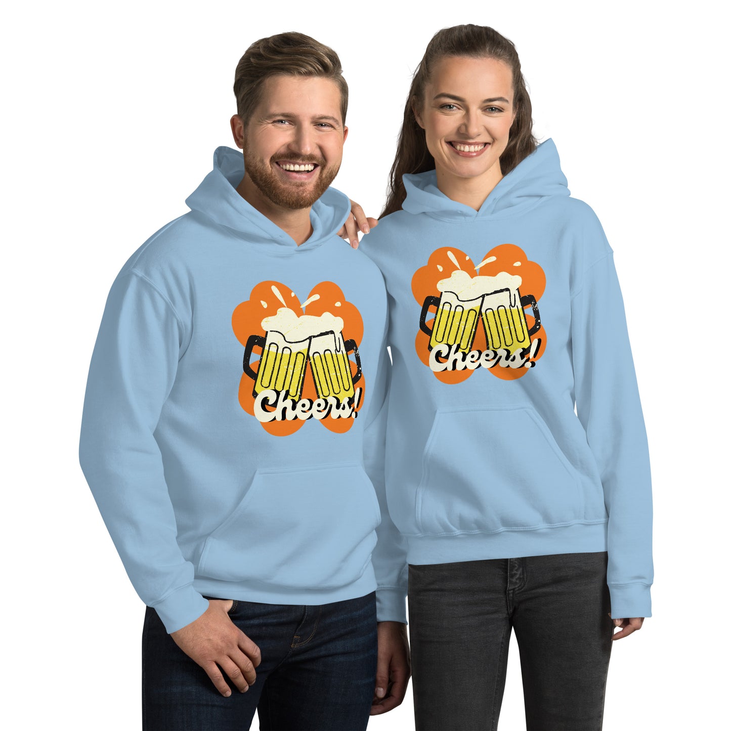 Beer Cheers Lucky Clover Unisex Hoodie