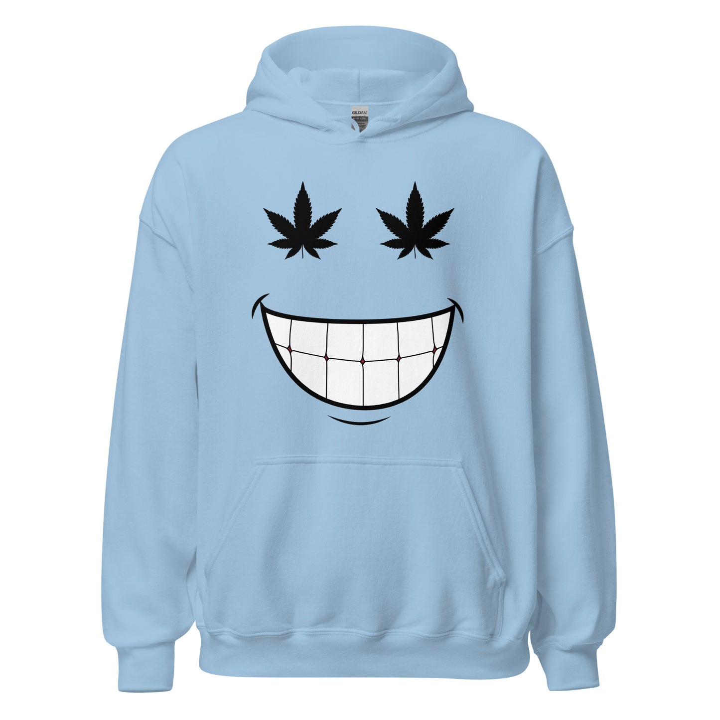 Cannabis Weed 420 Smiley Unisex Hoodie