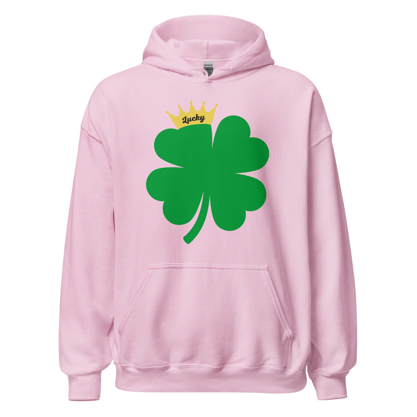 Lucky Crown Clover Unisex Hoodie