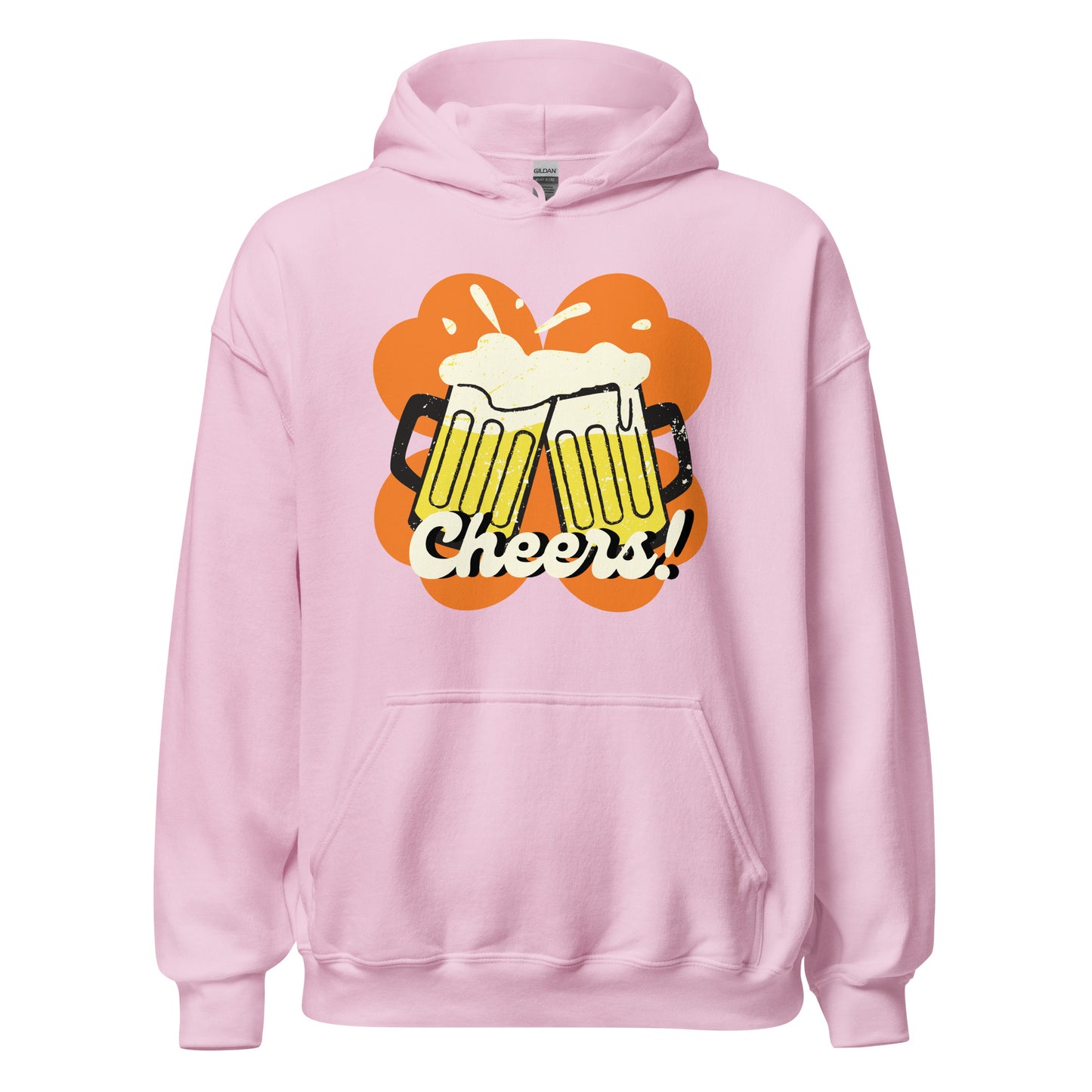Beer Cheers Lucky Clover Unisex Hoodie