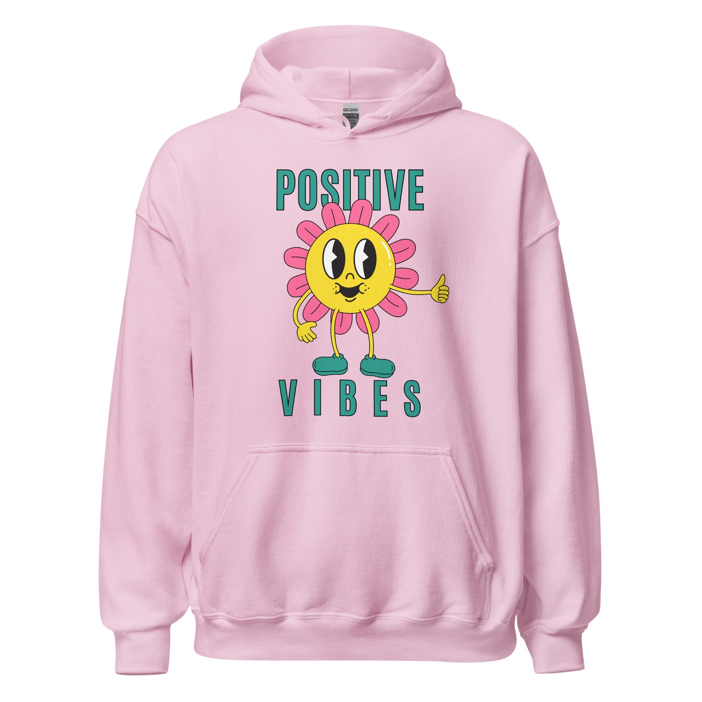 Positive Vibes Sunflower Unisex Hoodie