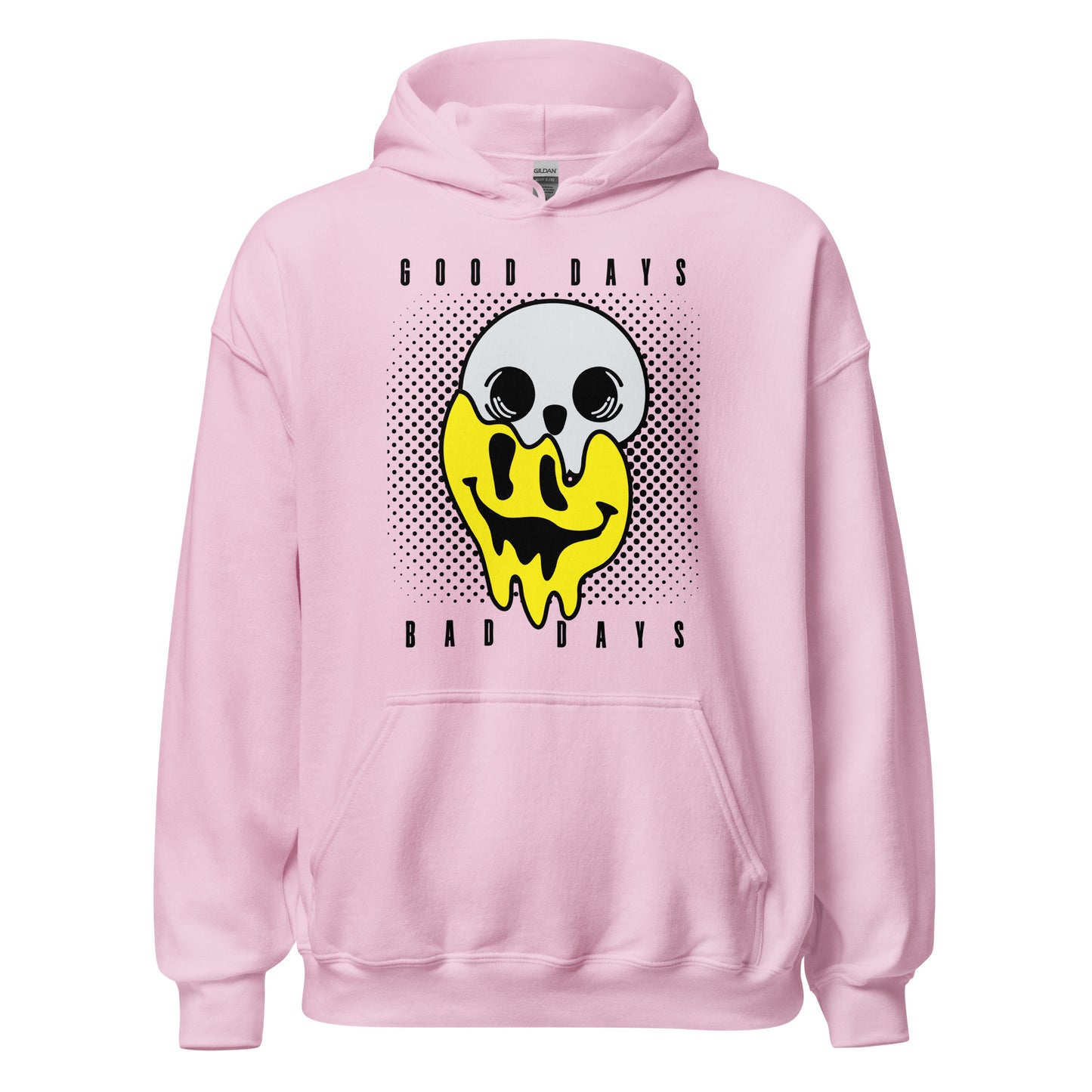 Good days Bad days drip emoji Unisex Hoodie