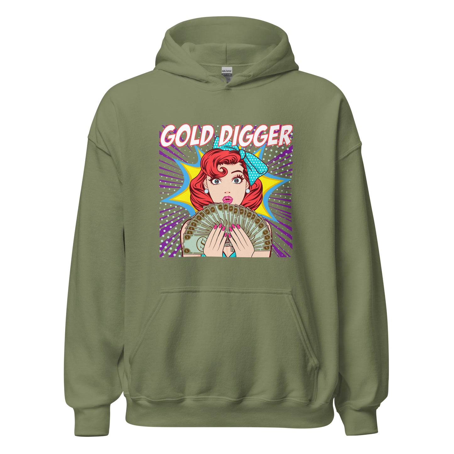 GOLD DIGGER pop art Unisex Hoodie