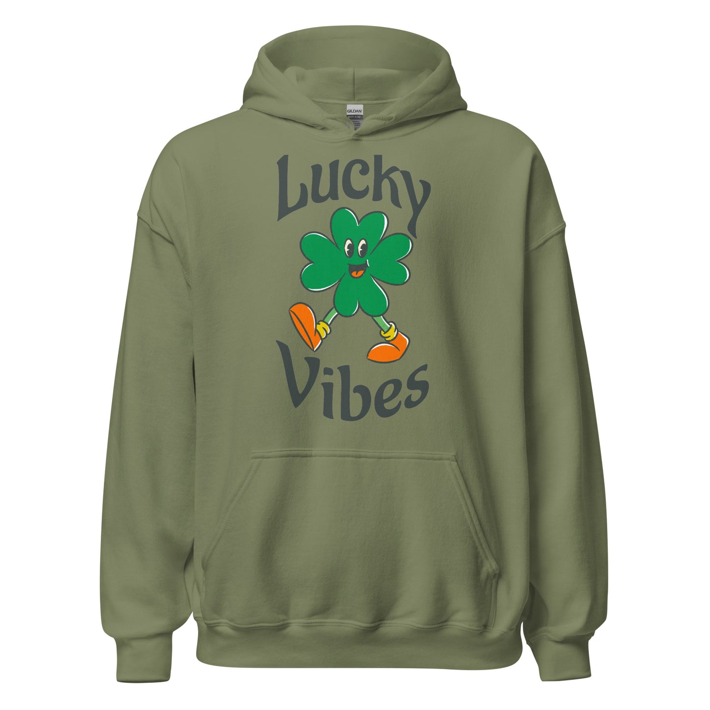 Lucky Vibes Clover Unisex Hoodie