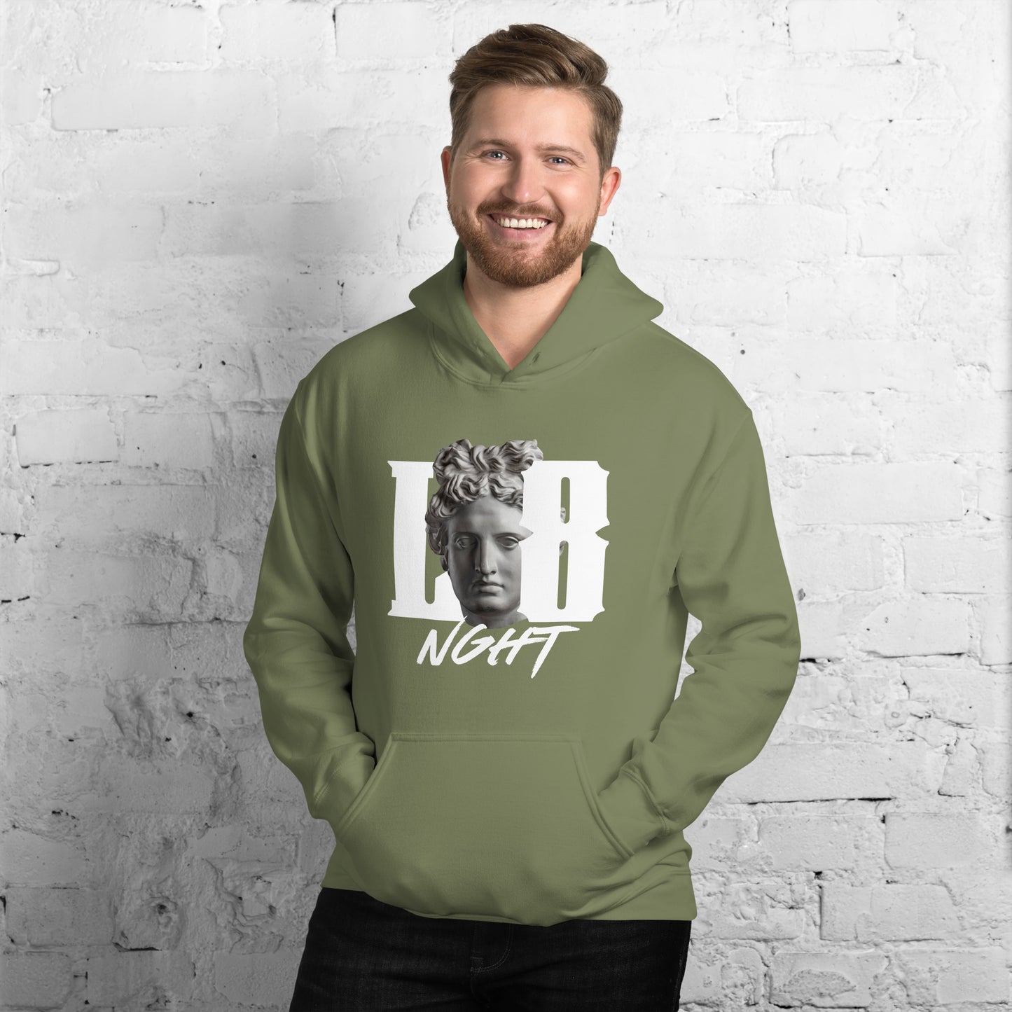 L8NGHT Designs large renaissance logo Unisex Hoodie