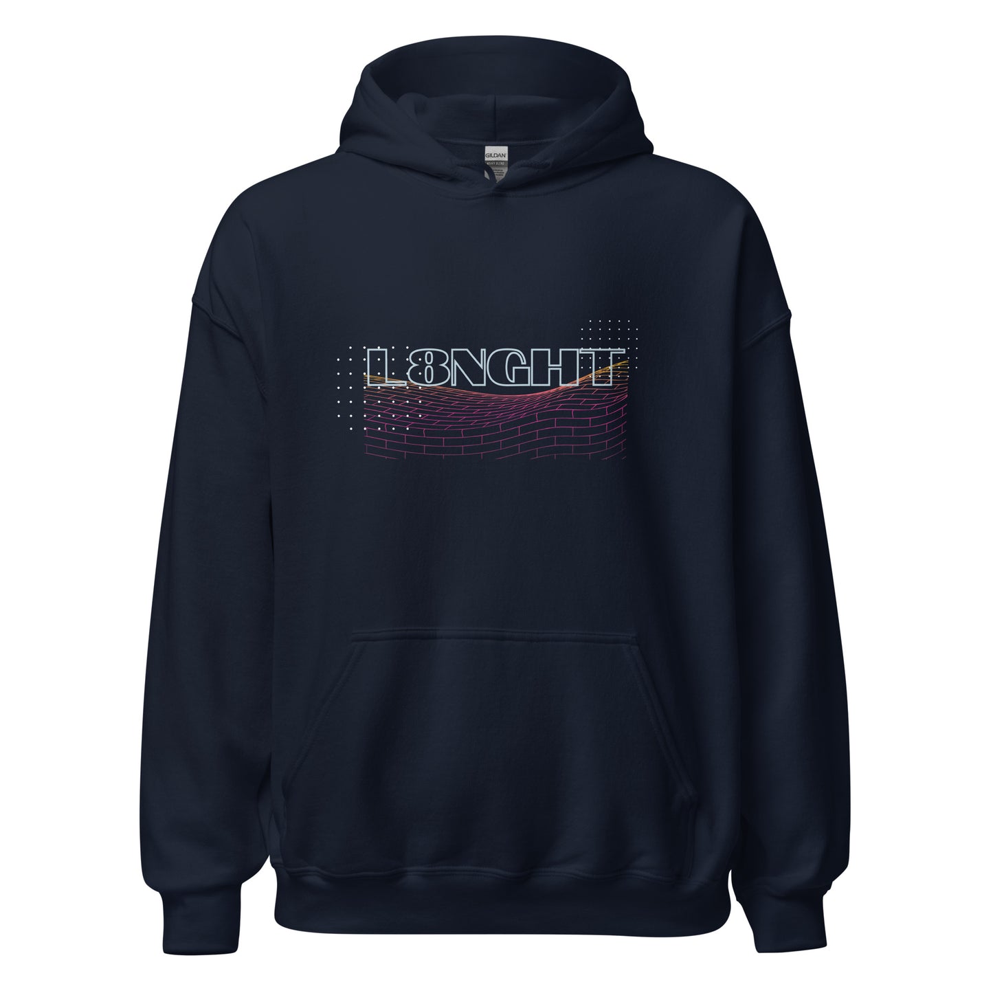 L8NGHT retro logo Unisex Hoodie