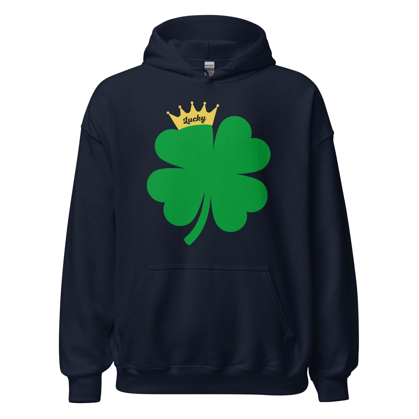 Lucky Crown Clover Unisex Hoodie