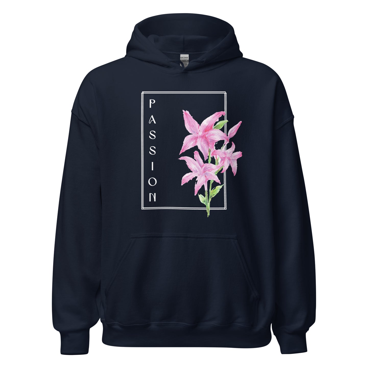 Passion watercolor lily Unisex Hoodie