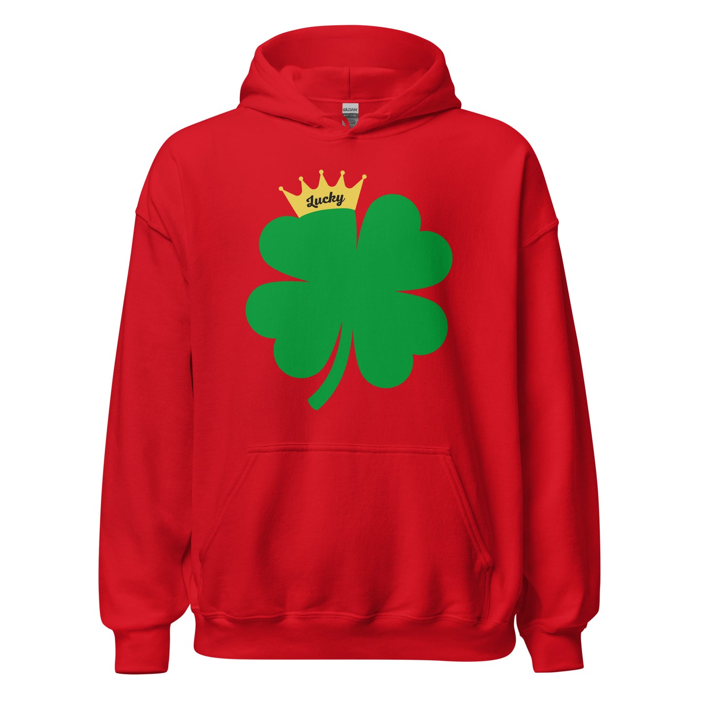 Lucky Crown Clover Unisex Hoodie