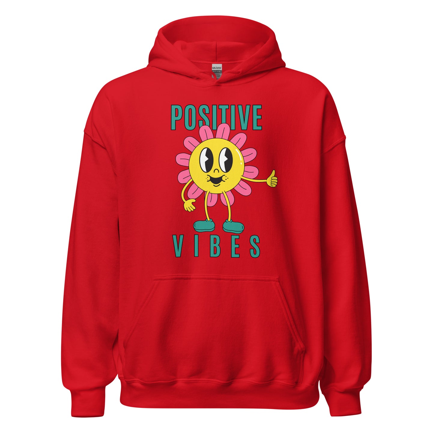 Positive Vibes Sunflower Unisex Hoodie