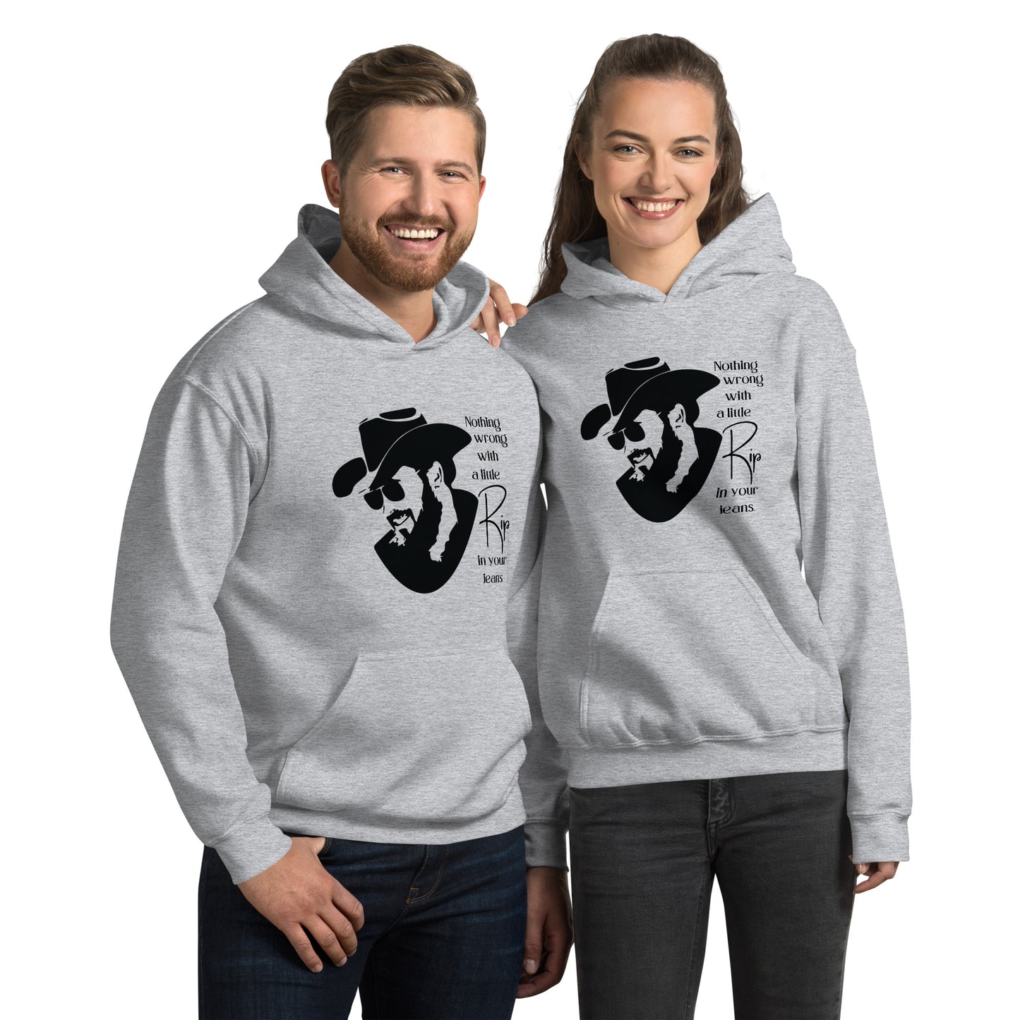 A little Rip in your jeans Unisex Hoodie