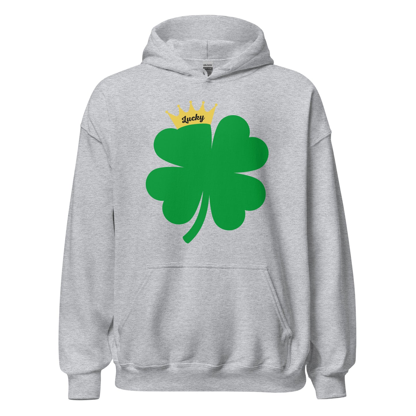Lucky Crown Clover Unisex Hoodie