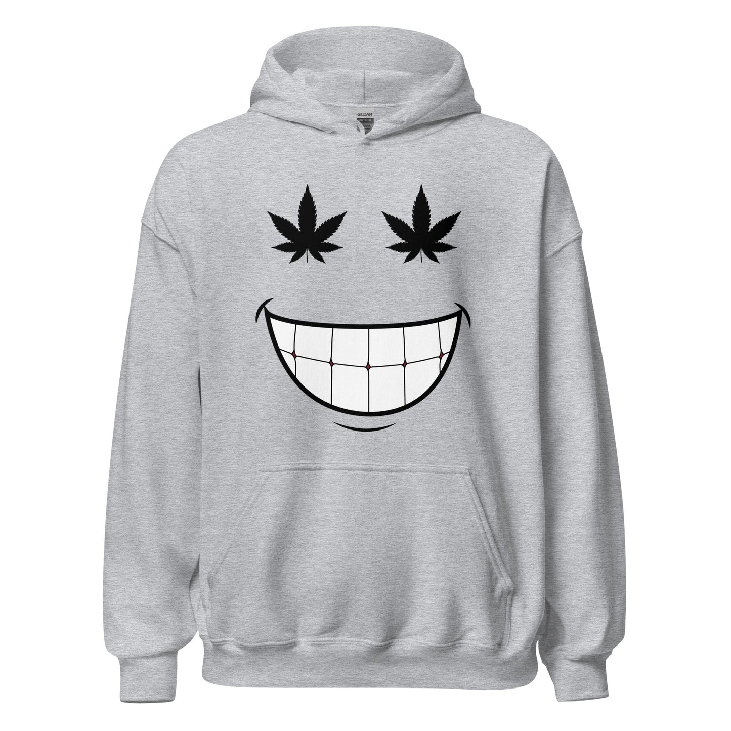 Cannabis Weed 420 Smiley Unisex Hoodie