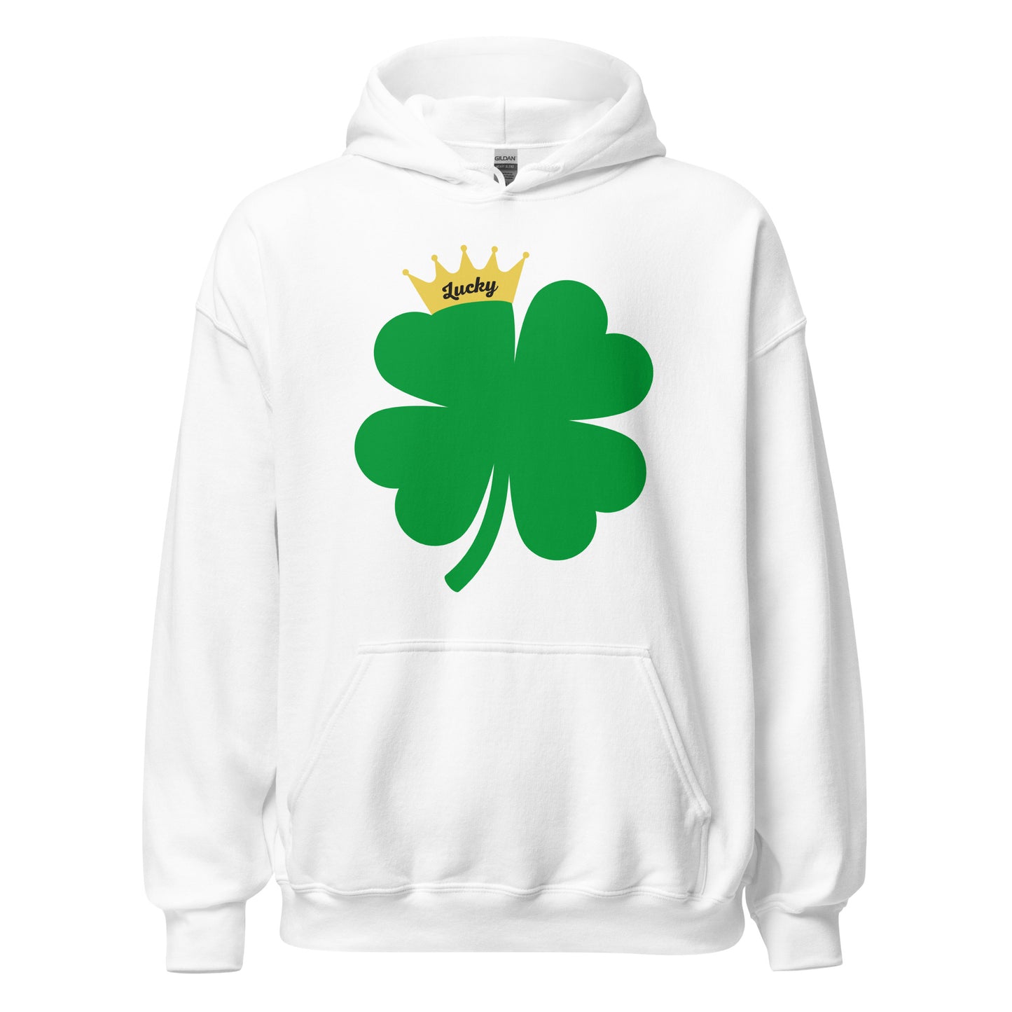 Lucky Crown Clover Unisex Hoodie