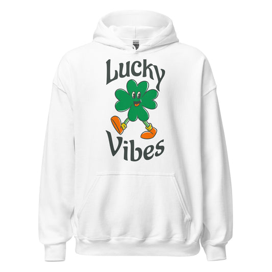 Lucky Vibes Clover Unisex Hoodie