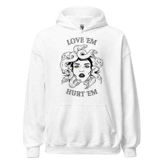 Medusa - Love 'em Hurt 'em Unisex Hoodie