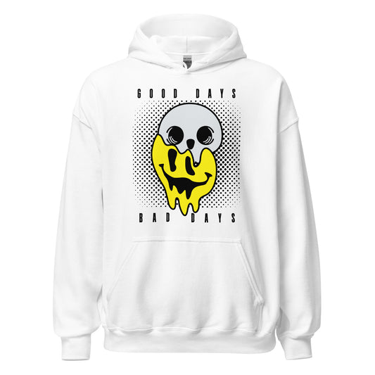 Good days Bad days drip emoji Unisex Hoodie