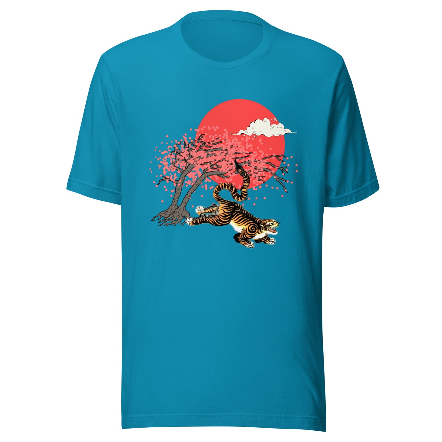 Cherry Blossom Tiger Unisex t-shirt