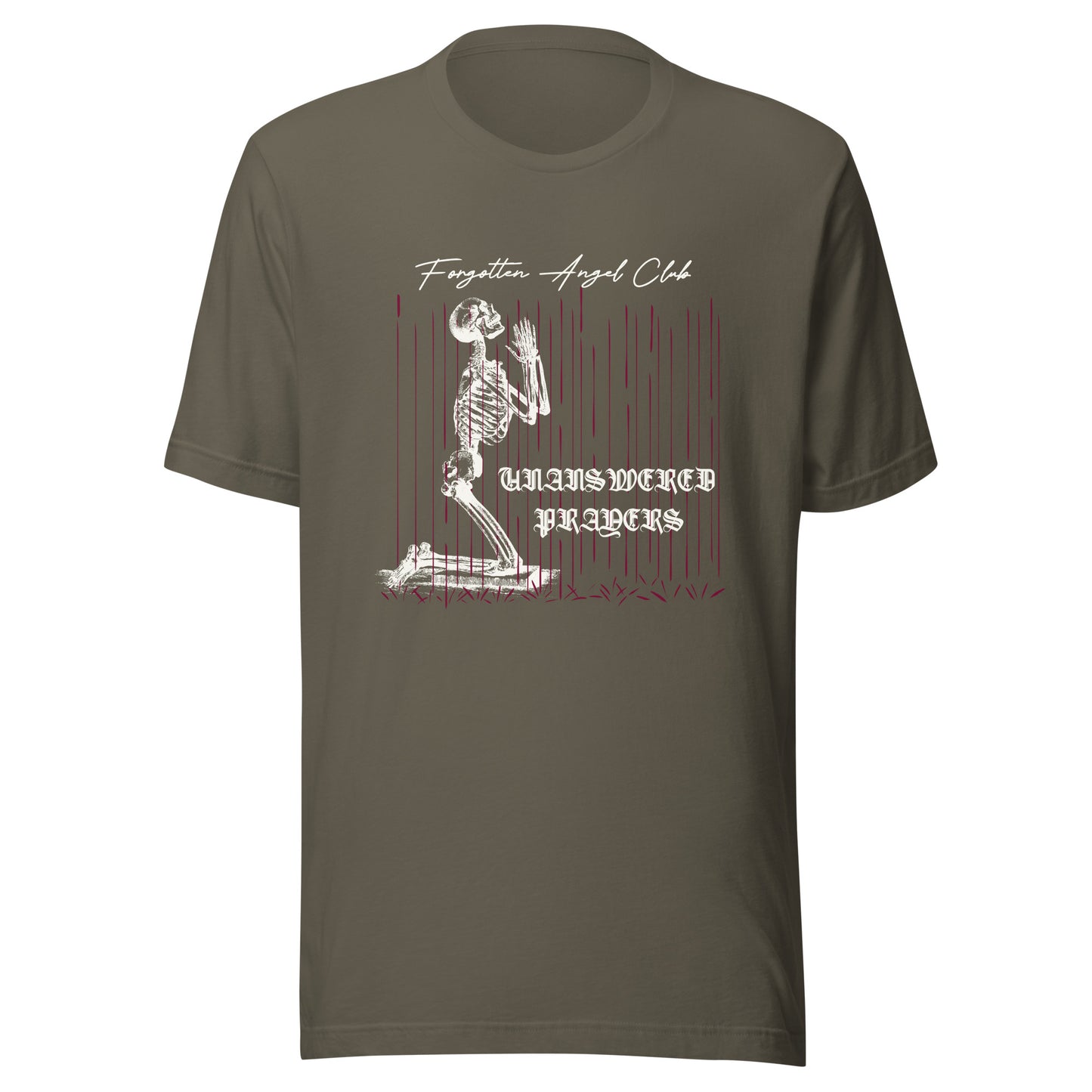 Forgotten Angel Club - UNANSWERED PRAYERS Unisex t-shirt