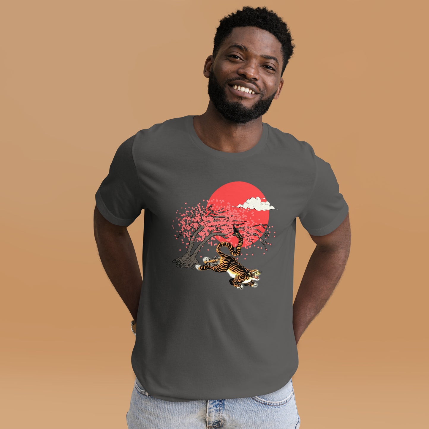 Cherry Blossom Tiger Unisex t-shirt