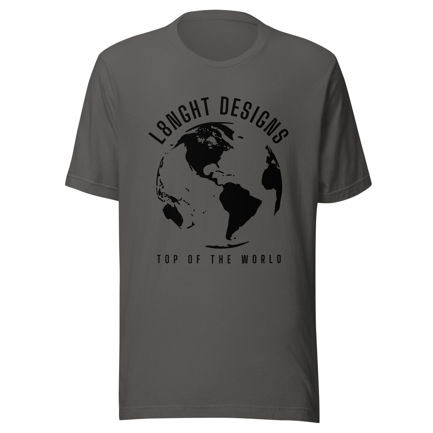 L8NGHT Designs Top of the World Unisex t-shirt