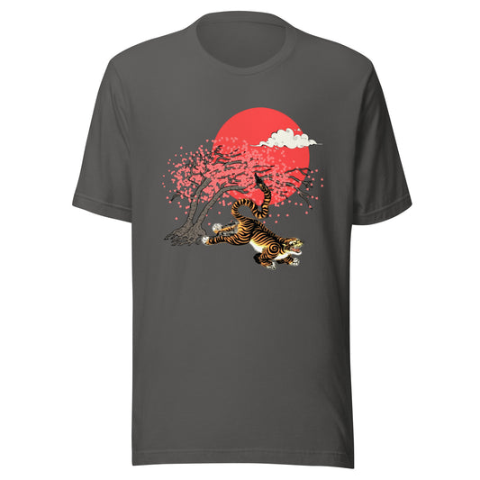 Cherry Blossom Tiger Unisex t-shirt