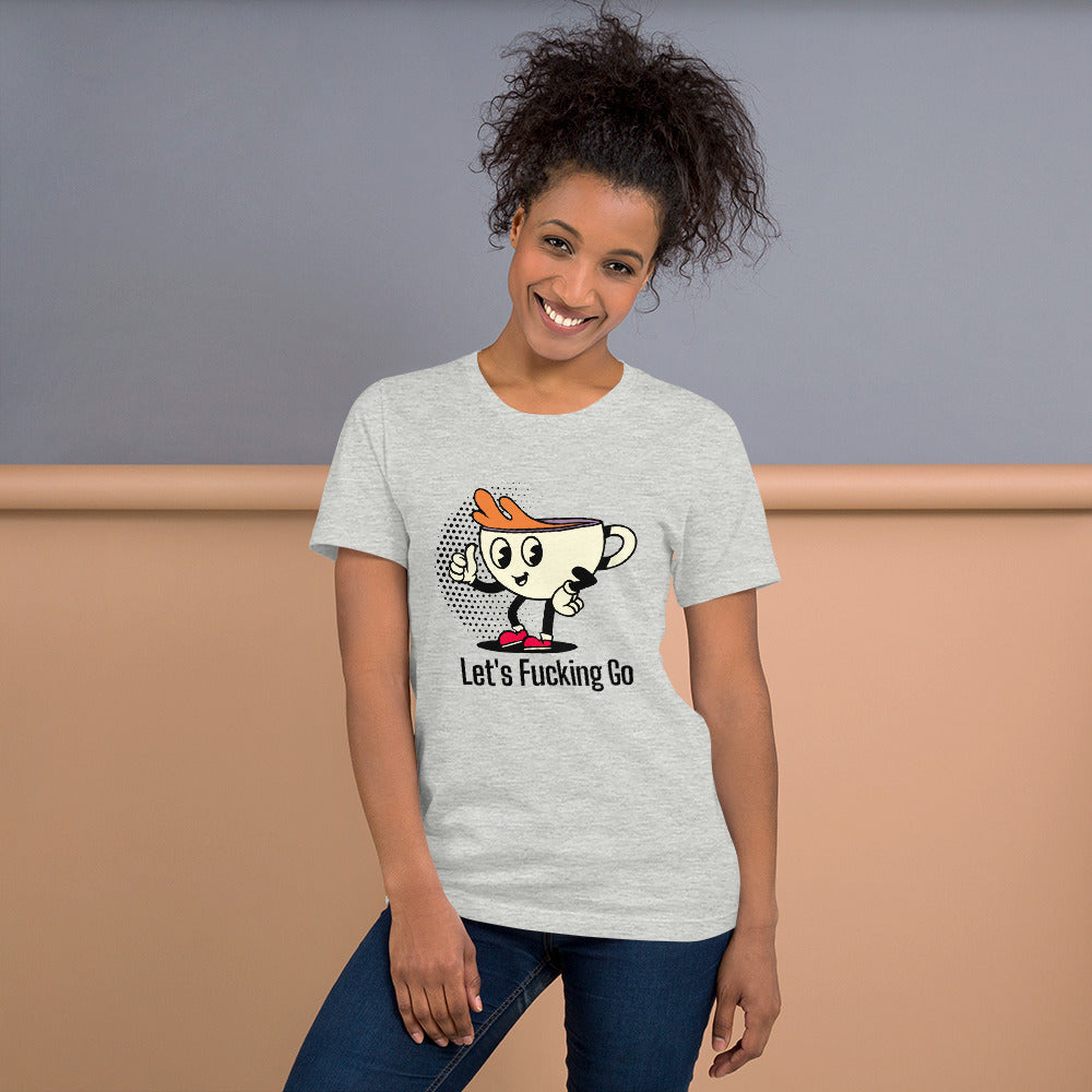 L-F-G let's fucking go coffee lover Unisex t-shirt