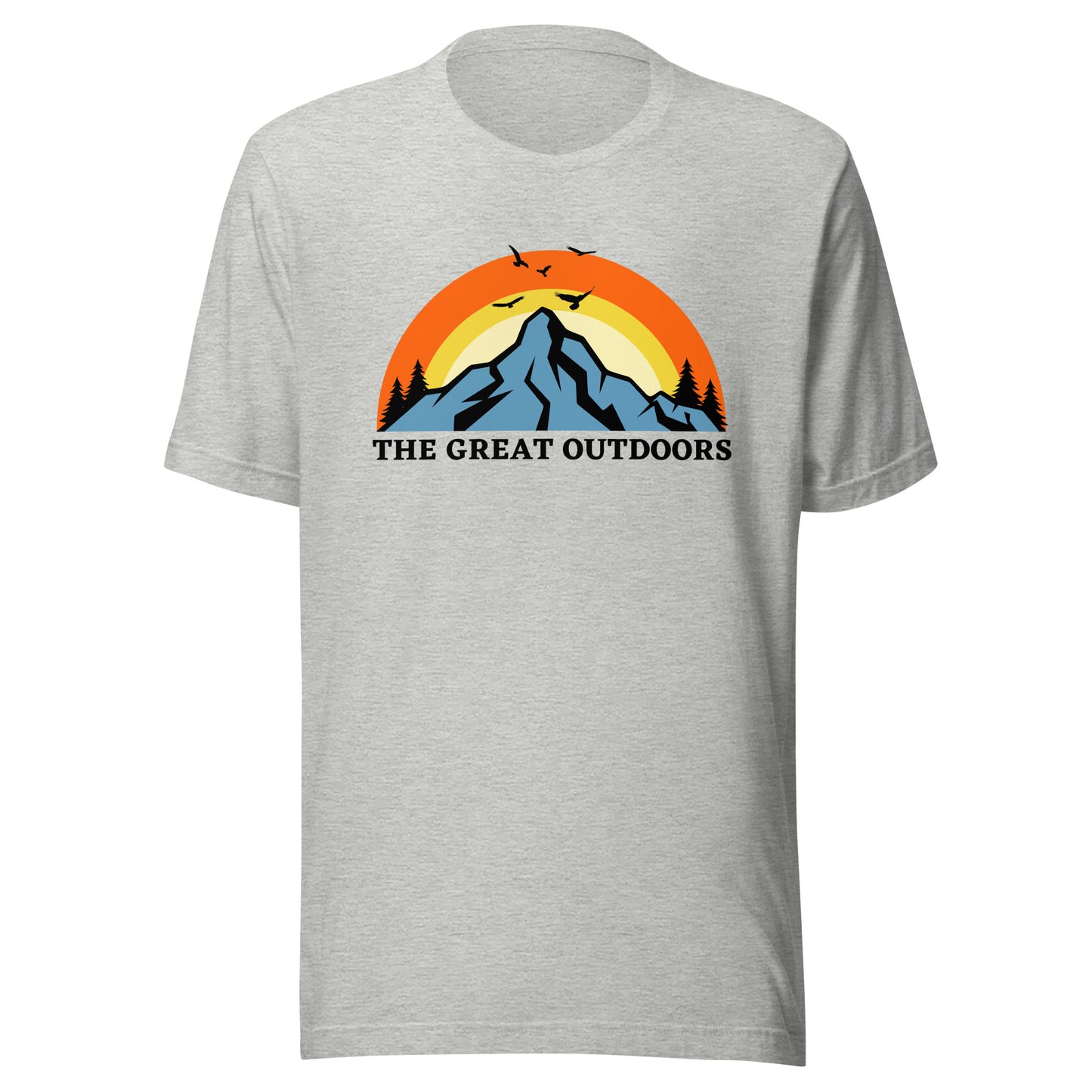 The Great Outdoors mountain top Unisex t-shirt