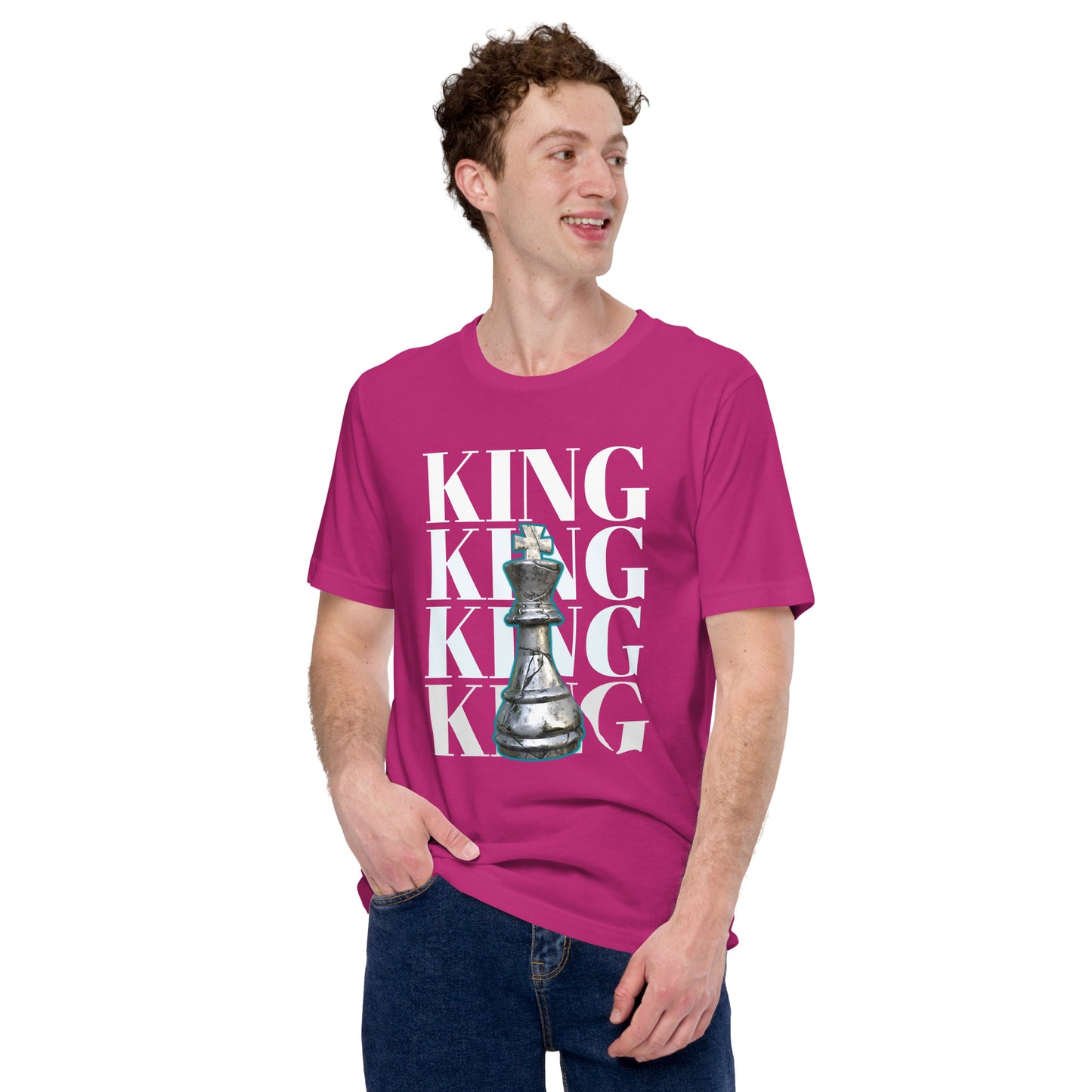 KING chess pawn Unisex t-shirt
