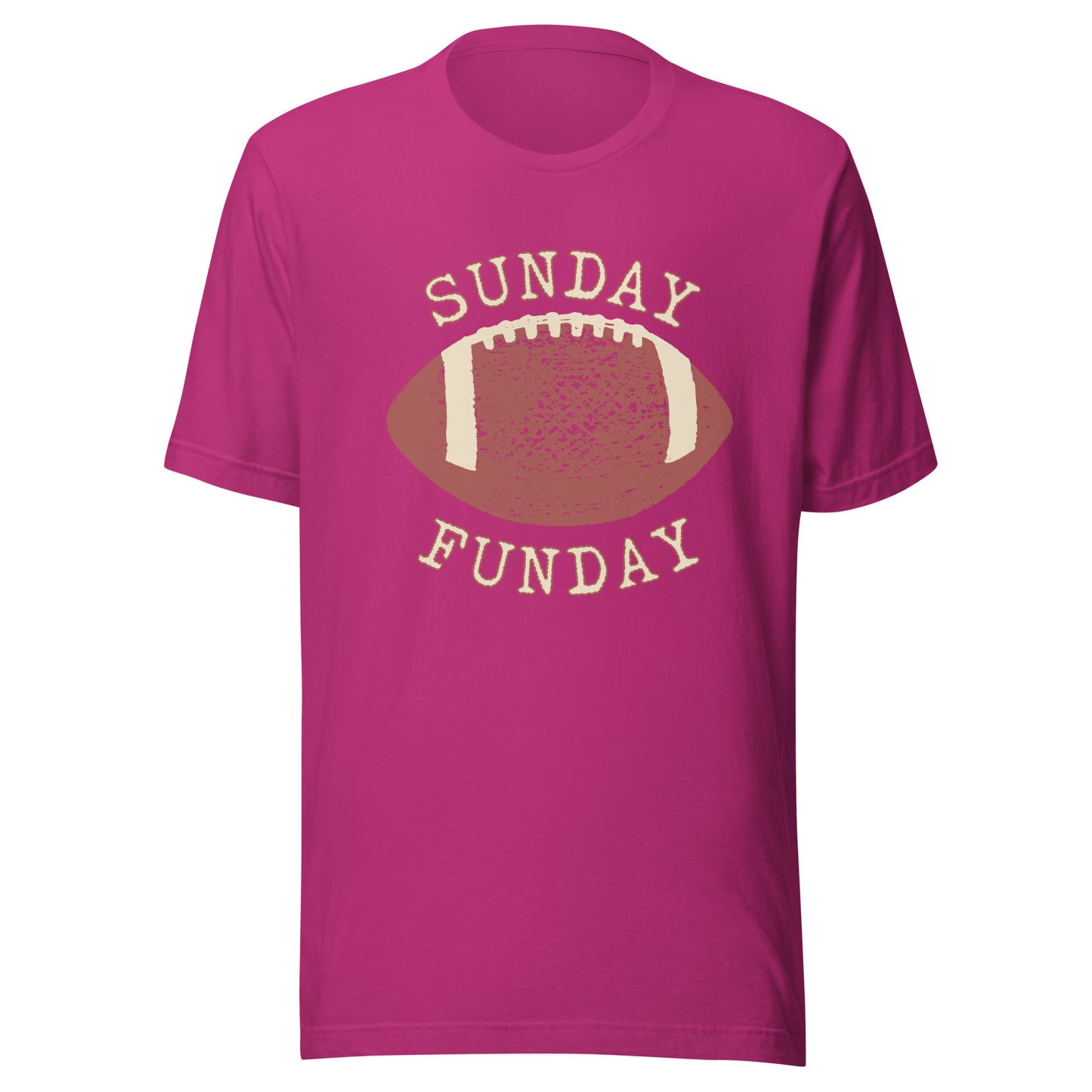 Sunday Funday football Unisex t-shirt