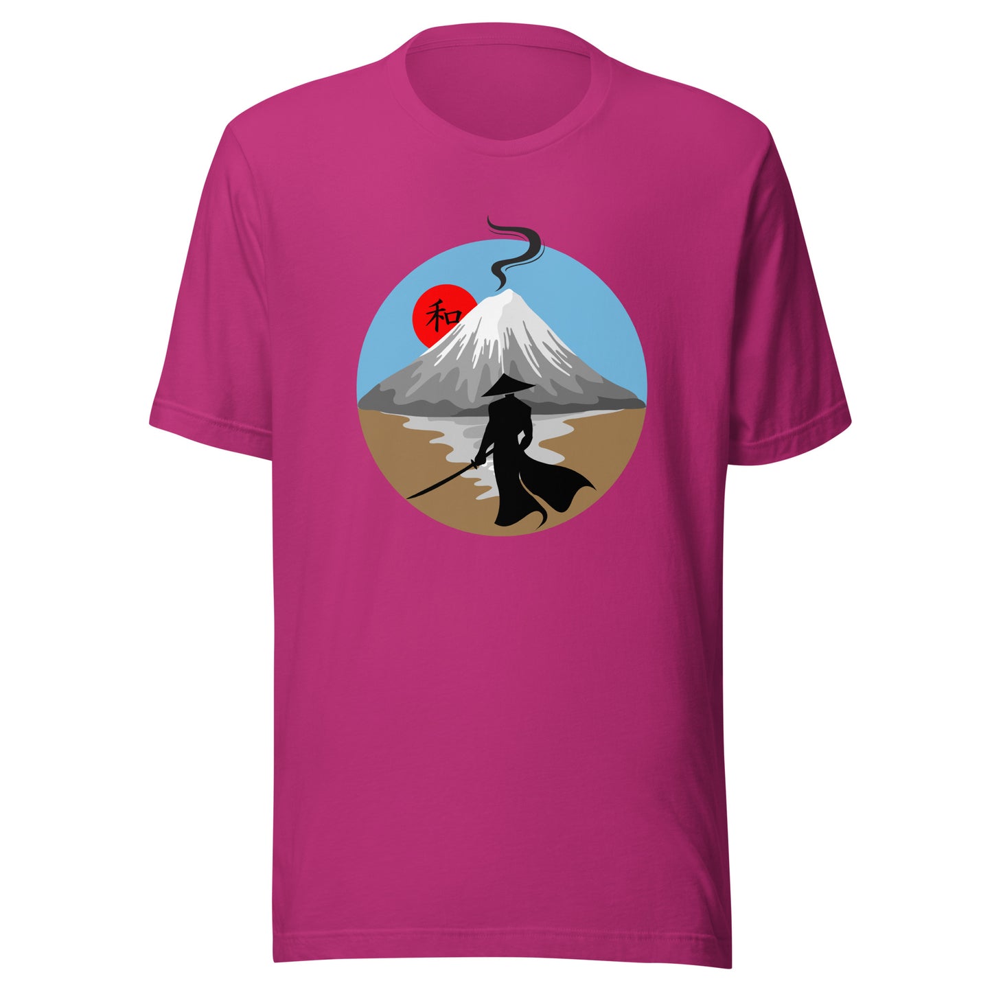 Samurai Warrior Mountain Top Unisex t-shirt