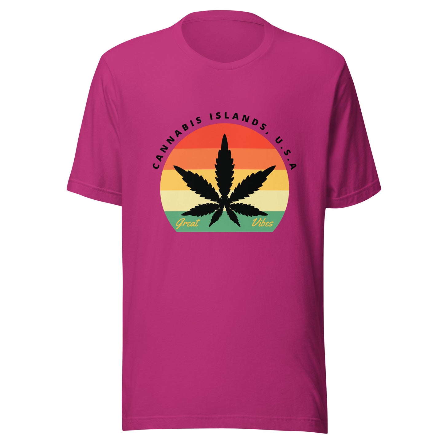 Cannabis Islands 420 Weed Unisex t-shirt