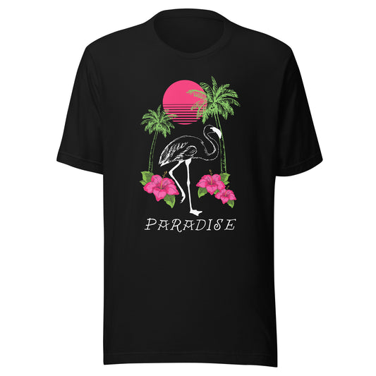 Flamingo Paradise Unisex t-shirt